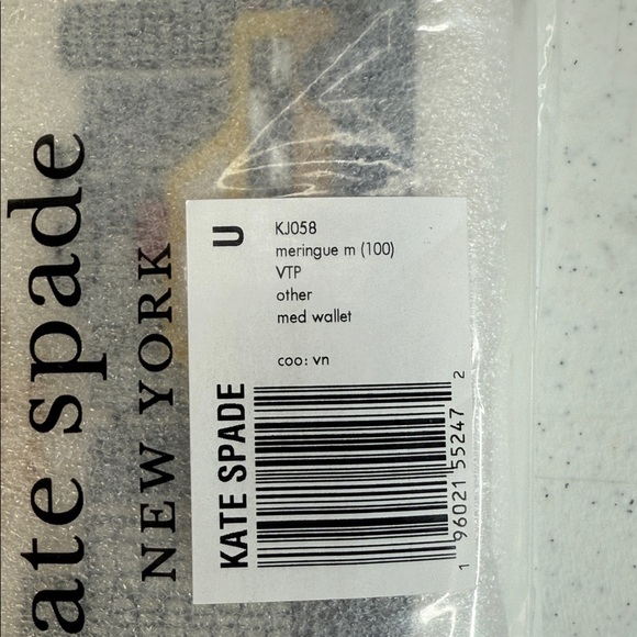 Kate Spade New York Women's Medium Snap Wallet (Meringue Multi) - Picture 11 of 11